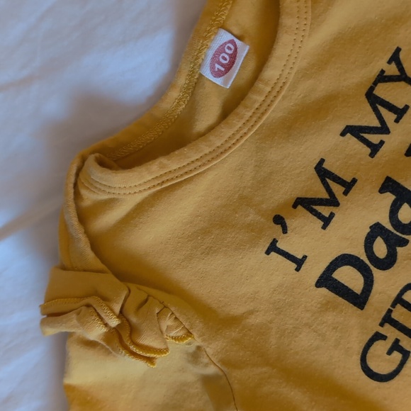 12M Ruffled Sleeved Onsie - Picture 2 of 4